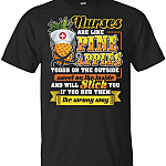 Nurses are Like Pineapples Tough On The Out Side Sweet On The Inside Funny T-Shirt, Unisex T-Shirt, Black Nurses are Like Pineapples Tough On The Out Side Sweet On The Inside Funny T-Shirt, Unisex T-Shirt, Black