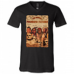 Native American Leaders The Original Founding Fathers T-Shirt - V-Neck, Black, V-Neck T-Shirt