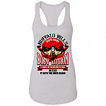 Buffallo Bill's Body Lotion 1991 It Rubs On Its Skin - Silence of Lamb Tank Top Tee - Ladies Racerback Tank, White, Ladies Racerback Tank
