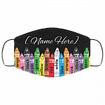 Personalized Teacher Face Mask - Teacher Crayon Washable Reusable Custom – Printed Cloth Face Mask Cover, White, Cloth Face Cover