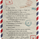 To My Mom For All The Times You Mean More To Me Love Your Daughter Thoughtful Letter Fleece - Premium Sherpa Blanket, White, Cozy Plush Fleece Blanket - 50x60 To My Mom For All The Times You Mean More To Me Love Your Daughter Thoughtful Letter Fleece - Premium Sherpa Blanket, White, Cozy Plush Fleece Blanket - 50x60