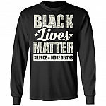 Black Lives Matter Silence Means Deaths Justice For Floyd Hoodie - Sweatshirt, Black, Long Sleeve