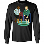 Mister Rogers Neighborhood - Mr. Rogers and Officer Clemmons Hoodie - Sweatshirt - Long Sleeve Shirt, Black, Long Sleeve Mister Rogers Neighborhood - Mr. Rogers and Officer Clemmons Hoodie - Sweatshirt - Long Sleeve Shirt, Black, Long Sleeve