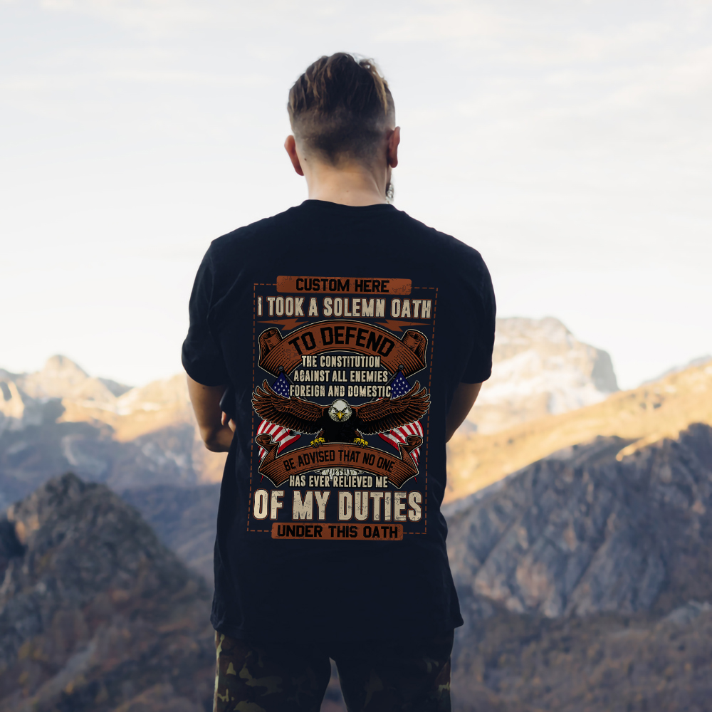 13VT. Took Solemn Oath Personalized mk2