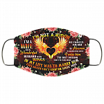 I'm Not a Widow I'm a Wife to a Wonderful Husband with Wings Washable Reusable Custom - Printed Cloth Face Mask Cover, Black, Cloth Face Cover I'm Not a Widow I'm a Wife to a Wonderful Husband with Wings Washable Reusable Custom - Printed Cloth Face Mask Cover, Black, Cloth Face Cover