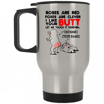 14 oz. Silver Travel Mug