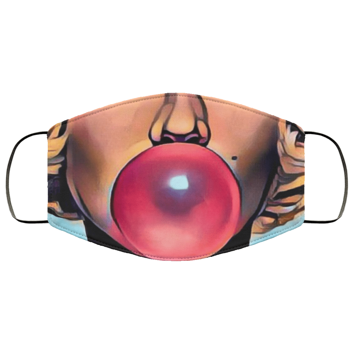 Marilyn Monroe Washable Reusable Custom Printed Cloth Face Mask Cover - Sexy Face Mask - Face Mask Bubble Gum, White, Cloth Face Cover