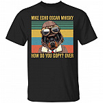 Rottweiler Mike Echo Oscar Whisky How Do You Copy Over T-Shirt - Funny Pilot Rottweiler Shirt, Black, Unisex T-Shirt