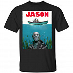 Jason Voorhees Jaws Funny Horror Movie T-Shirt, Black, Unisex T-Shirt Jason Voorhees Jaws Funny Horror Movie T-Shirt, Black, Unisex T-Shirt