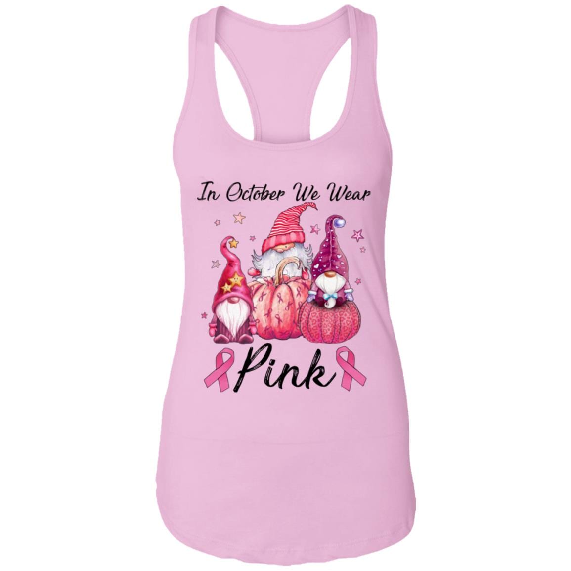 In October We Wear Pink Pumpkin Cotton Tank Top - Ladies Raceback Tank, Lilac, Ladies Racerback Tank In October We Wear Pink Pumpkin Cotton Tank Top - Ladies Raceback Tank, Lilac, Ladies Racerback Tank