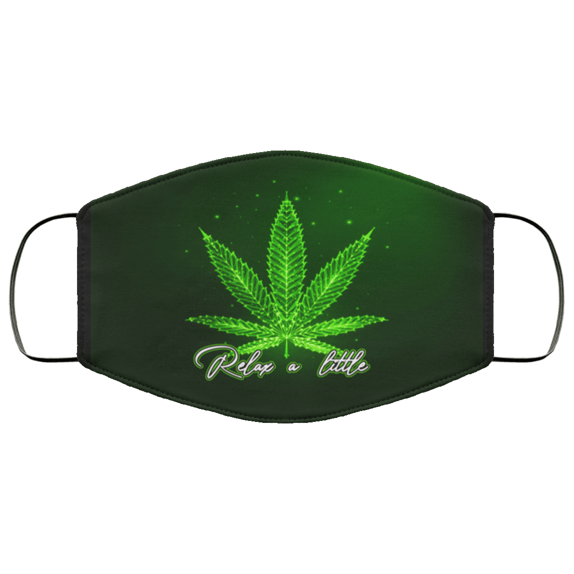 Relax A Little Washable Reusable Custom Printed Cloth Face Mask Cover, White, Cloth Face Cover