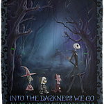 Into The Darkness We Go To Lose Our Minds And Find Our Souls Nightmare Fleece Blanket - Premium Sherpa Blanket, White, Cozy Plush Fleece Blanket - 50x60