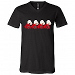 Handmaids Vote Feminism T-shirt - V-Neck - Feminist AF Resist Persist Tee Shirt, Black, V-Neck T-Shirt