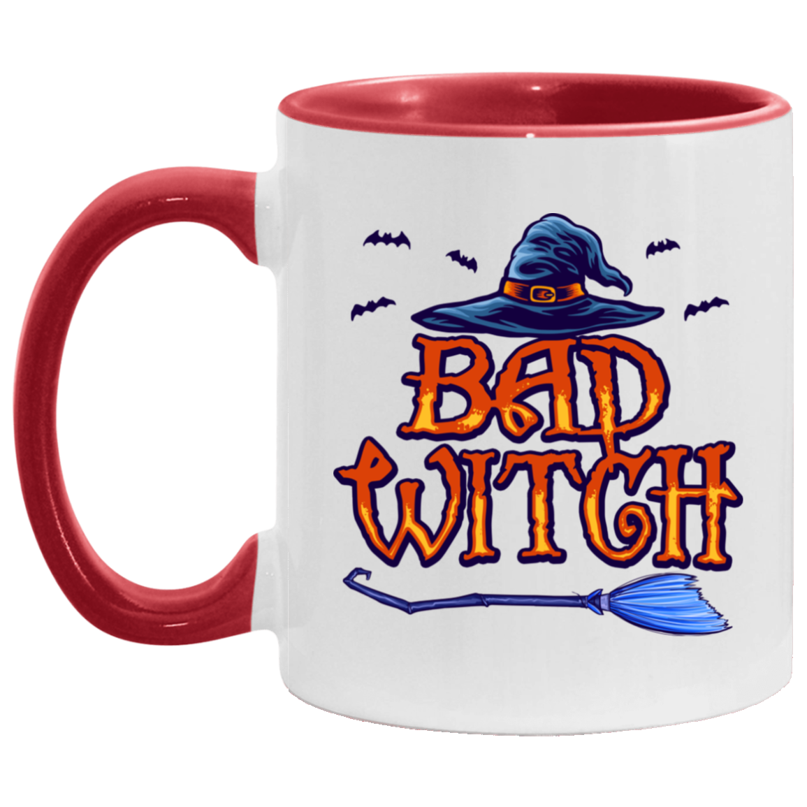 Bad Witch Good Witch Accent Mug, White/Red, 11 oz. Accent Mug