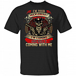 I'm You're Huckleberry Say When You Tell 'Em I'm Coming T-Shirt - 1993 American Western Tombstone Quote Shirt, Black, Unisex T-Shirt