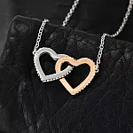 Interlocking Heart Necklace R4
