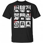 Horror Suspects Friends Halloween Squad Scary Movie T-Shirt - Michael Myers Penny Shirt, Black, Unisex T-Shirt