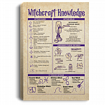 Witchcraft Knowledge Witches Runes Magic Wrapped Framed Canvas Prints - Unframed Poster - Halloween Decor, White, 0.75'' Framed Canvas Witchcraft Knowledge Witches Runes Magic Wrapped Framed Canvas Prints - Unframed Poster - Halloween Decor, White, 0.75'' Framed Canvas
