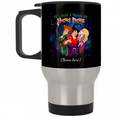 14 oz. Silver Travel Mug