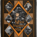 In A World Full Of Princesses Be A Witch Fleece Blanket - Premium Mink Sherpa Blanket, White, Cozy Plush Fleece Blanket - 50x60 In A World Full Of Princesses Be A Witch Fleece Blanket - Premium Mink Sherpa Blanket, White, Cozy Plush Fleece Blanket - 50x60