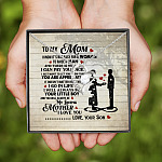 1. To My Mom_Son Forever Love Necklace (Silver)