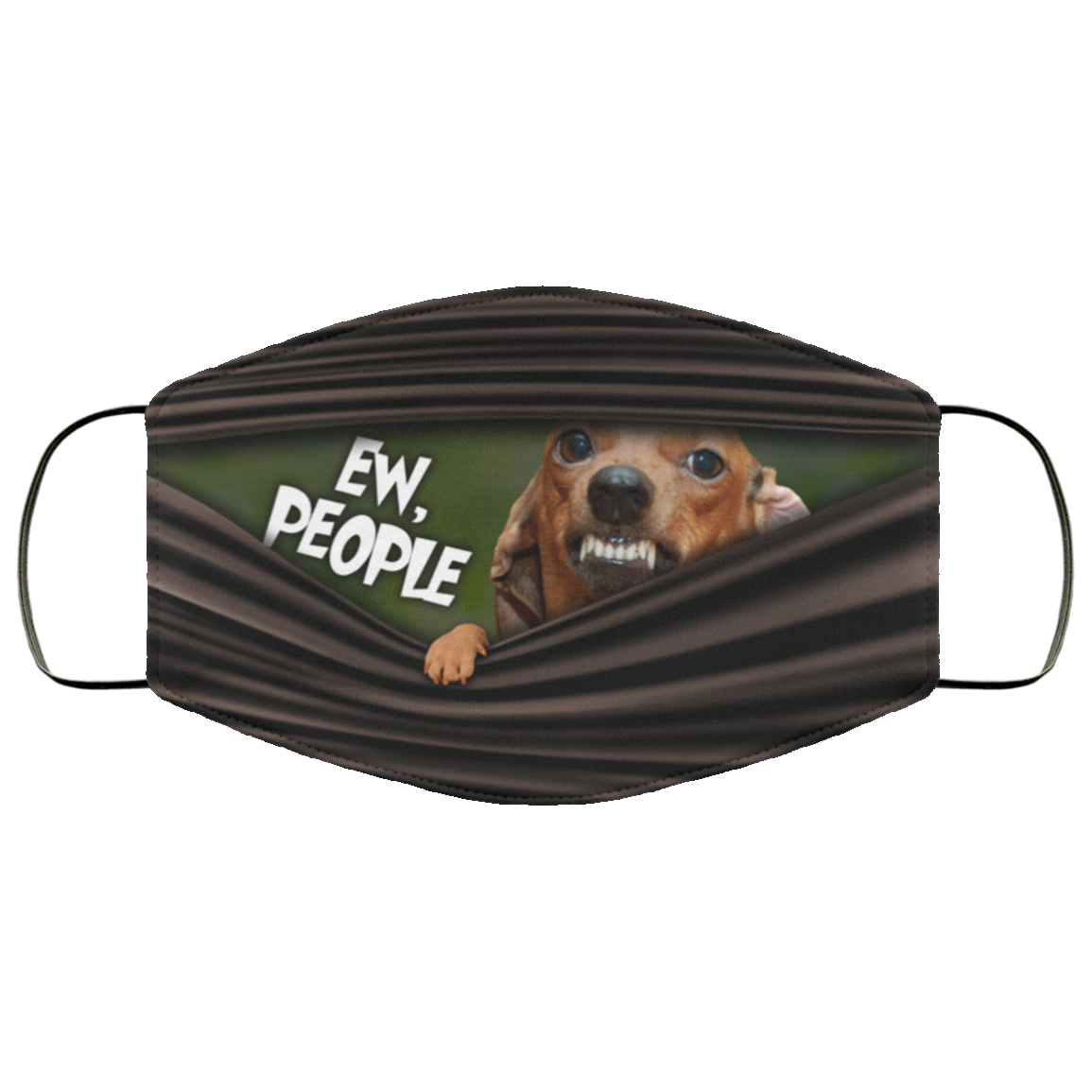 Ew People Funny Dachshund Washable Reusable Custom - Dachshund Lover Printed Cloth Face Mask Cover, White, Cloth Face Cover Ew People Funny Dachshund Washable Reusable Custom - Dachshund Lover Printed Cloth Face Mask Cover, White, Cloth Face Cover