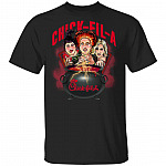 Hocus Pocus Three Witch Chick-Fi-l-A Halloween Funny T-Shirt, Black, Unisex T-Shirt