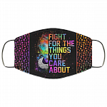 Fight For The Things You Care RBG Washable Reusable Printed Cloth Face Mask Cover, Black, Cloth Face Cover Fight For The Things You Care RBG Washable Reusable Printed Cloth Face Mask Cover, Black, Cloth Face Cover