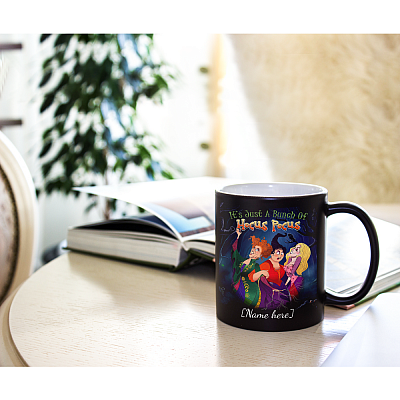 Alternative view of Personalized It's Just a Bunch of Hocus Ceramic Coffee Mug - Beer Stein - Water Bottle