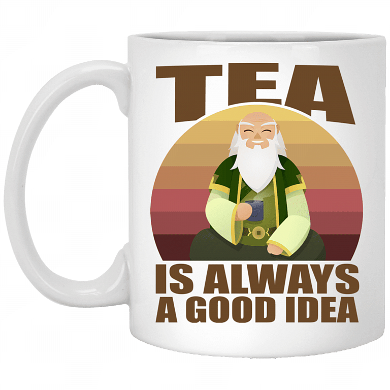 Vintage Uncle Tea Is Always a Good Idea Ceramic Coffee Mug - Water Bottle - Color Changing Mug