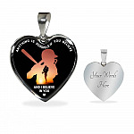 Baseball Necklaces Girl Anything Is Possible If You Believe and I Believe in You Heart Pendant Necklace - Heart Luxury Necklace (Silver)
