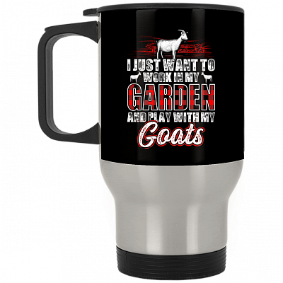 14 oz. Silver Travel Mug