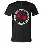 Missing And Murdered Indigenous Women T-Shirt - V-Neck - MMIW Native American Shirt, Black, V-Neck T-Shirt