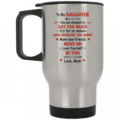 14 oz. Silver Travel Mug