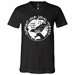 Crows Before Bros Support Your Local Murder T-Shirt - V-Neck Shirt, Black, V-Neck T-Shirt Crows Before Bros Support Your Local Murder T-Shirt - V-Neck Shirt, Black, V-Neck T-Shirt