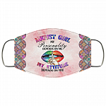 August Girl My Personality Is Depends on Me My Attitude Depends on You Washable Reusable Custom - Printed Cloth Face Mask Cover, White, Cloth Face Cover