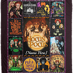 Personalized Hocus Three Witches Pocus Halloween Fleece Blanket - Premium Sherpa Blanket - Woven Blanket, White, Cozy Plush Fleece Blanket - 50x60 Personalized Hocus Three Witches Pocus Halloween Fleece Blanket - Premium Sherpa Blanket - Woven Blanket, White, Cozy Plush Fleece Blanket - 50x60
