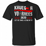 Krueger Vorhees Let Us Take a Stab at It - Funny Halloween T-Shirt, Black, Unisex T-Shirt
