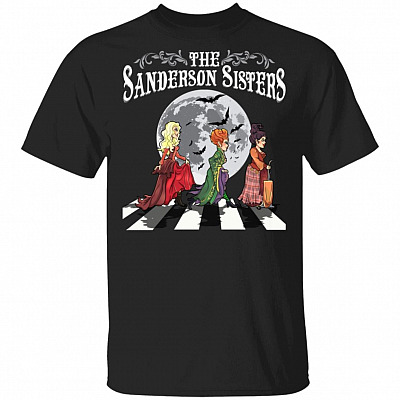 The Sanderson Sisters Three Witches Hocus T-Shirt, Black, Unisex T-Shirt