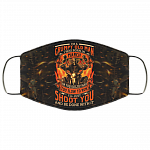 I'm A Grumpy Old Man I Was Born In March Washable Reusable Custom - Printed Cloth Face Mask Cover, White, Cloth Face Cover