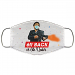 6ft Back Or 6Ft Under Washable Reusable Custom – Scarface Printed Cloth Face Mask Cover, White, Cloth Face Cover