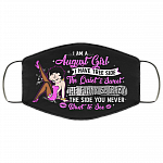 August Girl I Have Three Sides The Quiet and Sweet Washable Reusable Custom-Printed Cloth Face Mask Cover, Black, Cloth Face Cover August Girl I Have Three Sides The Quiet and Sweet Washable Reusable Custom-Printed Cloth Face Mask Cover, Black, Cloth Face Cover