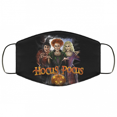 It's Just A Bunch of Hocus Washable Reusable Printed Cloth Face Mask Cover, White, Cloth Face Cover