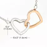 Interlocking Hearts Dimensions