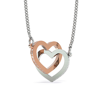 Interlocking Heart Necklace R1
