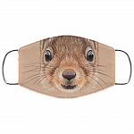 Printable Squirrel Face Washable Reusable Custom - Printed Cloth Face Mask Cover, White, Cloth Face Cover Printable Squirrel Face Washable Reusable Custom - Printed Cloth Face Mask Cover, White, Cloth Face Cover