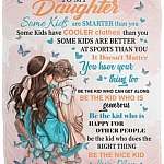 Be The Kid Who Is Happy For Other People Be The Nice Kid Fleece Blanket-Premium Sherpa Blanket-Woven Blanket, White, Cozy Plush Fleece Blanket - 50x60 Be The Kid Who Is Happy For Other People Be The Nice Kid Fleece Blanket-Premium Sherpa Blanket-Woven Blanket, White, Cozy Plush Fleece Blanket - 50x60