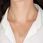 Interlocking Heart Necklace Model