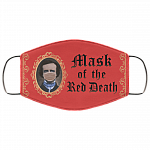 Mask Of The Red Death Mask, White, Cloth Face Cover