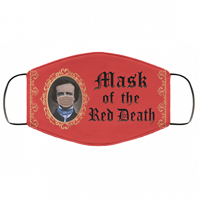 Mask Of The Red Death Mask, White, Cloth Face Cover